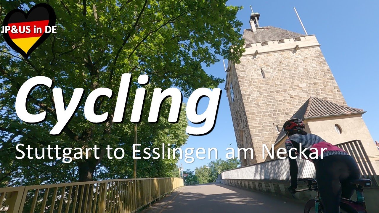 【Radfahrenドイツ】Radeln wir von Stuttgart nach Esslingen am Neckar / Radtour im Sommer 2023