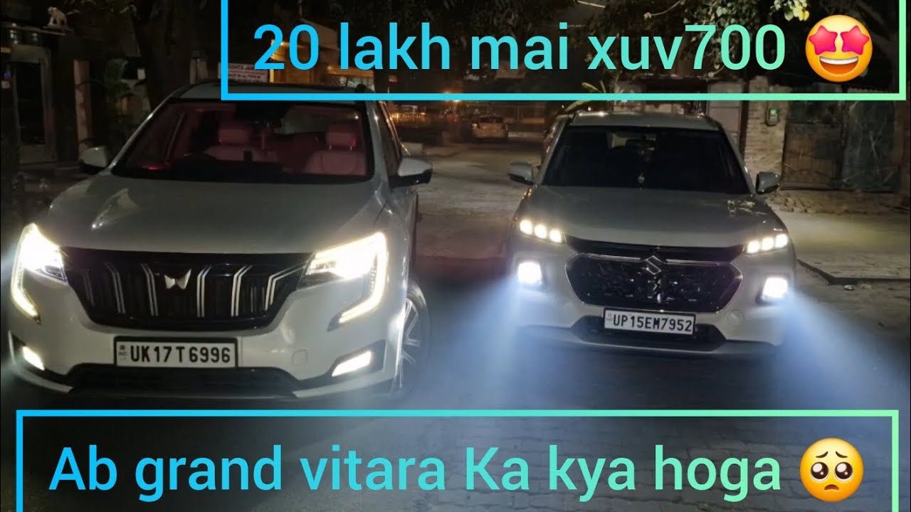 grand vitara vs xuv700 comparison #grandvitara #xuv700