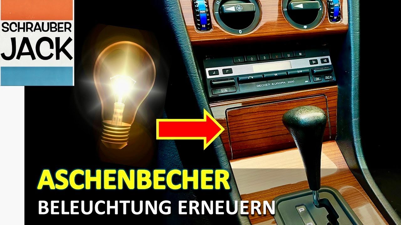 Заменить освещение пепельницы.