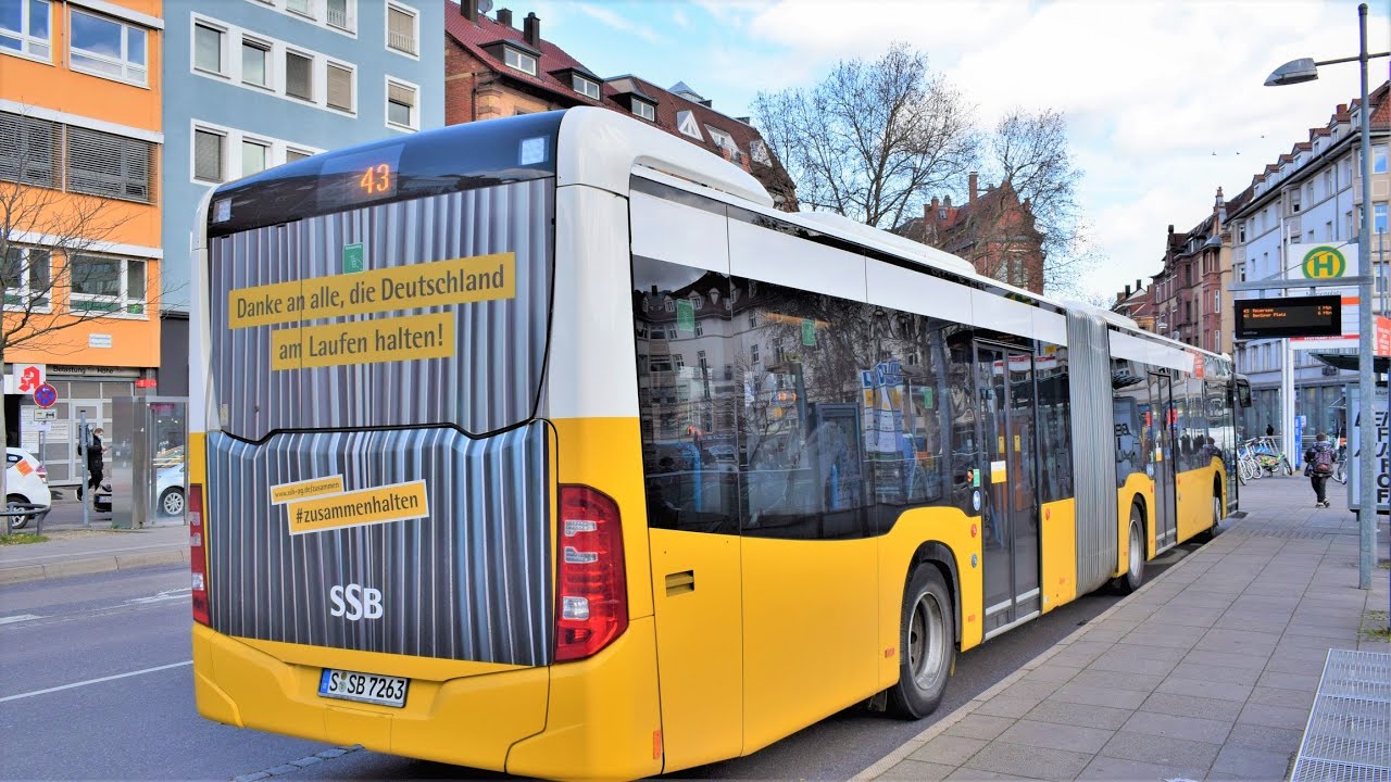 SSB RIDE | VVS Linie 43 | Mercedes-Benz O530 G Citaro C2 | Killesberg - Marienplatz