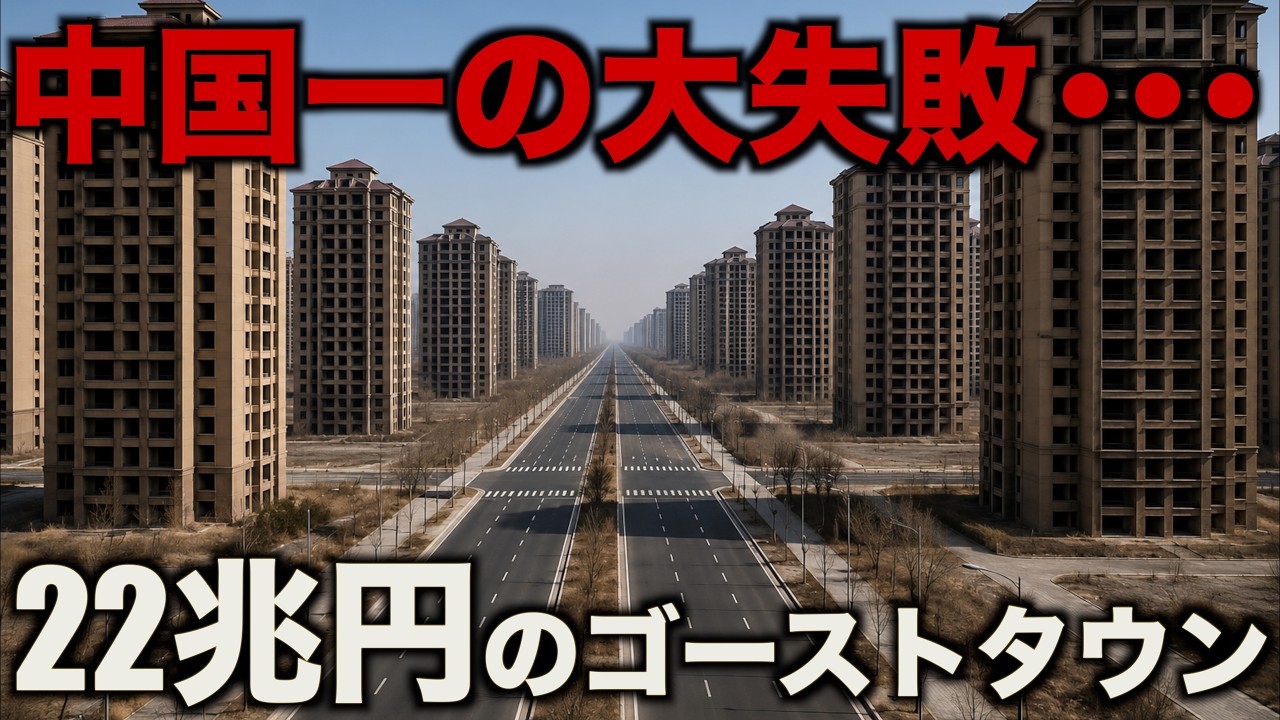 中国が22兆円使って大失敗したゴーストタウンに行ってみた【オルドス】