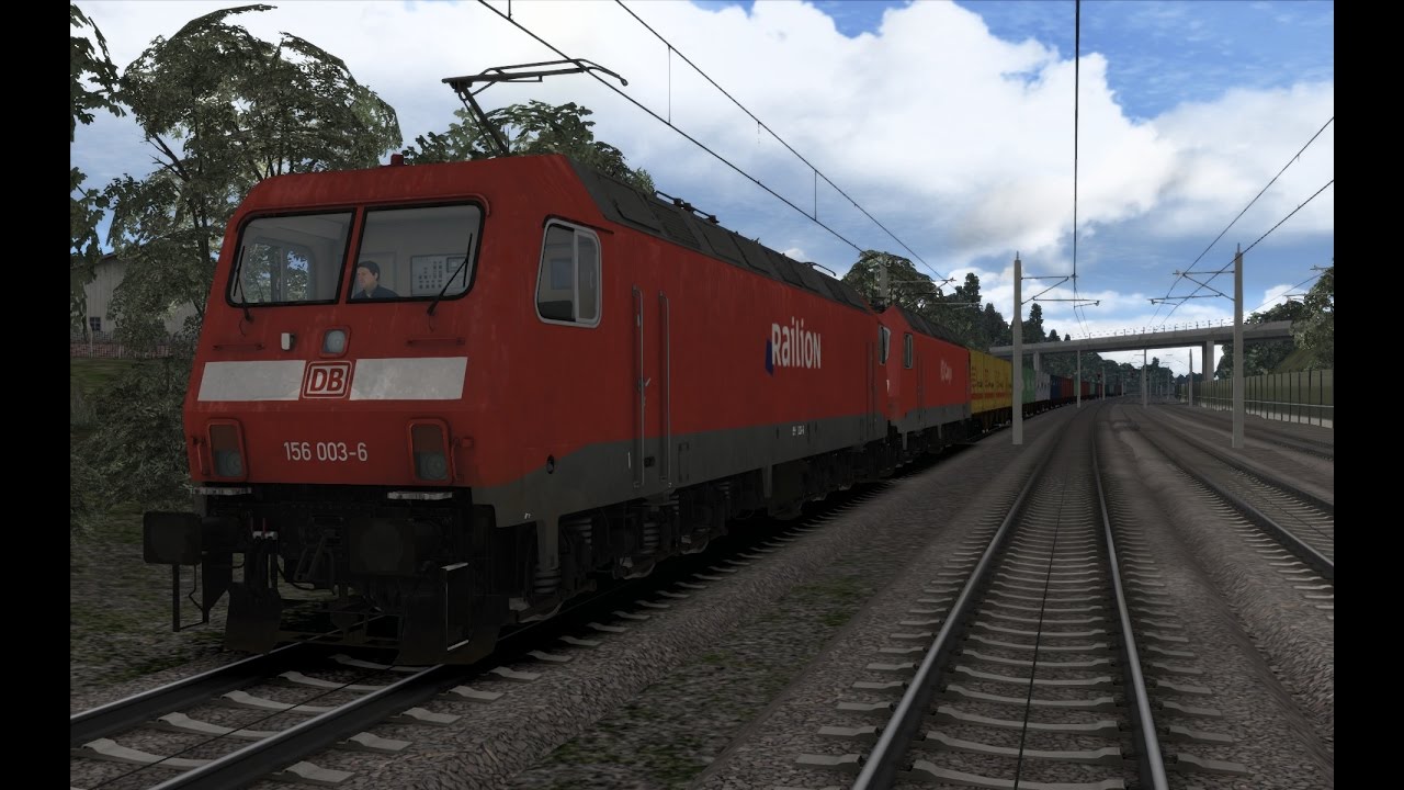 Containers to Hanover | vR BR156 | Train Simulator 2017