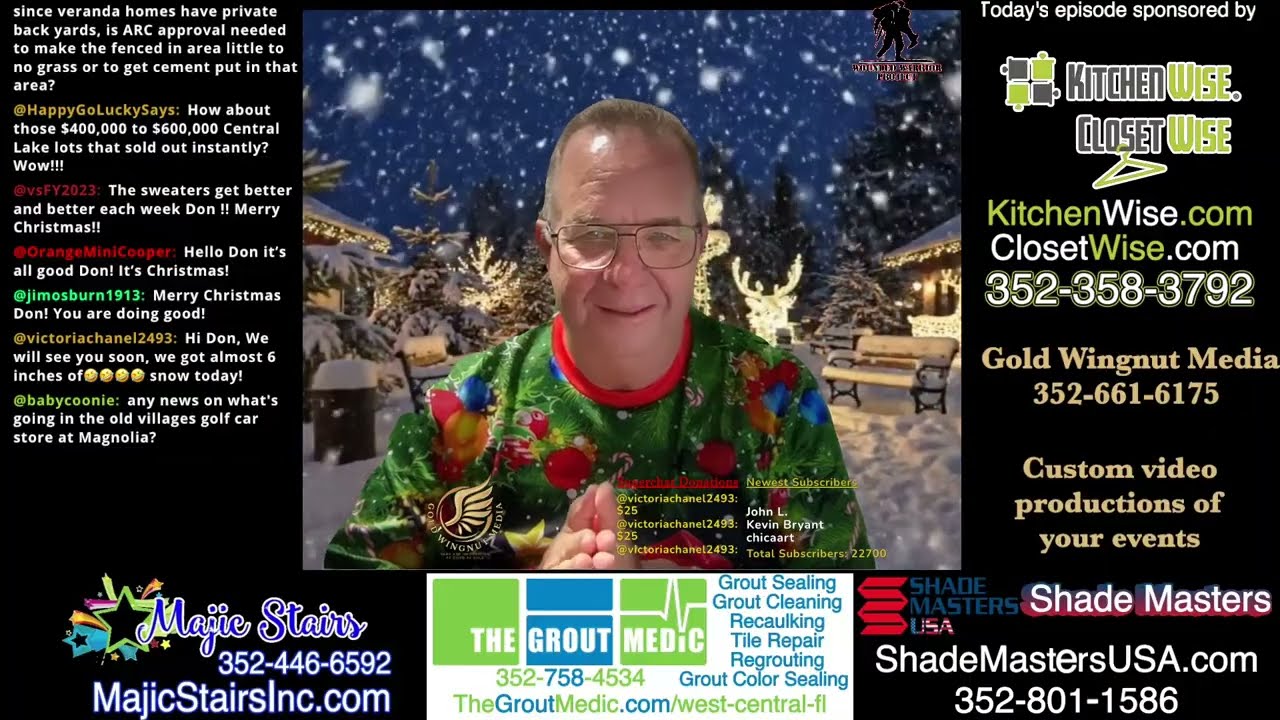 Gold Wingnut Live #94 12/14/2025 at 3:00 PM