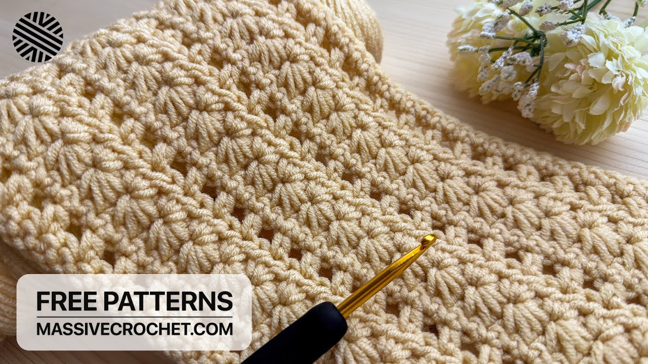 VERY EASY Crochet Pattern for Beginners! 👌⚡️Crochet Stitch for Baby Blanket & Bag