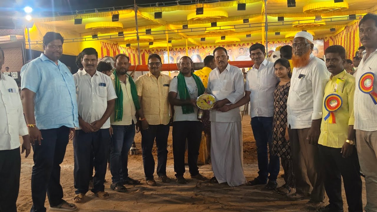 చిలకలూరిపేట న్యూ కేటగిరి 7వ యల్లం. సంభాశివరావు గారు comind  దొప్పలపూడి. వినోద్ కుమార్ చౌదరి గారు 