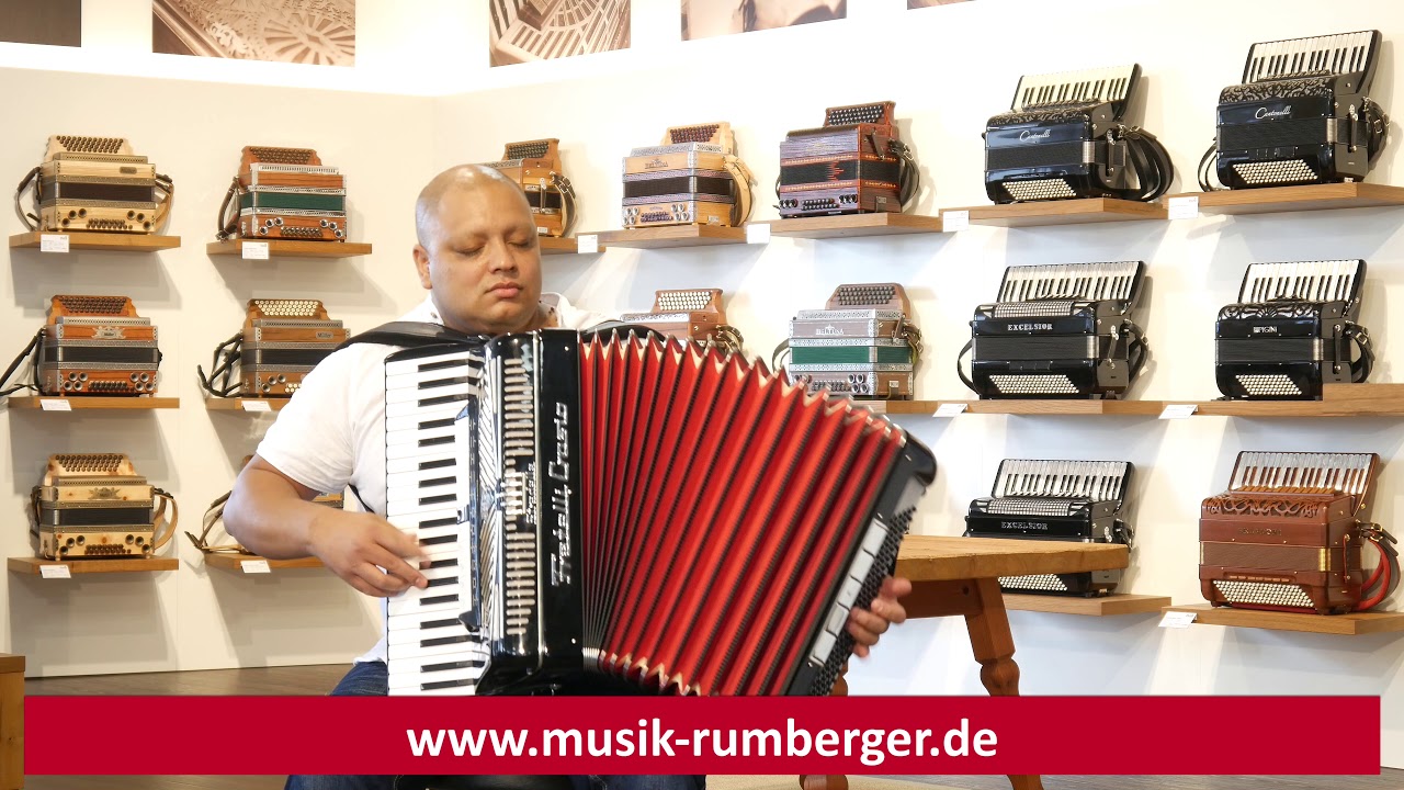 Gebrauchtes Akkordeon - Fratelli Crosio IV 120 - musik-rumberger.de