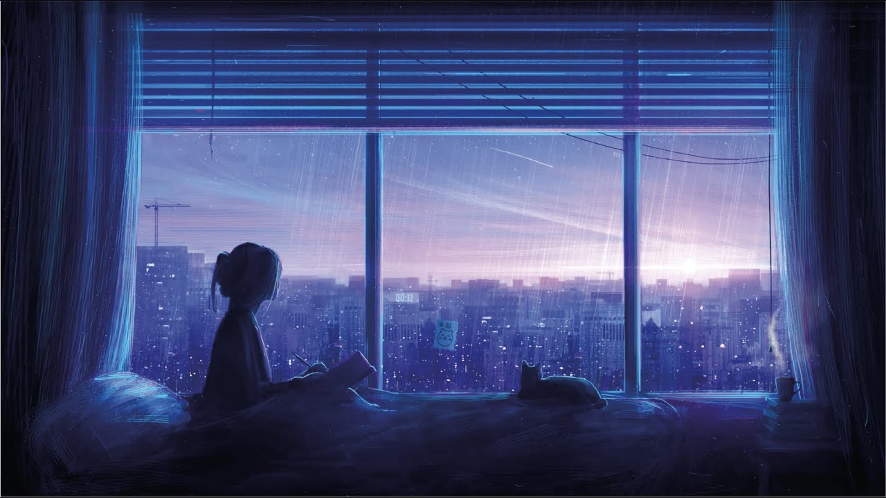 Relax & Sleep Music |  Rainy Night Piano
