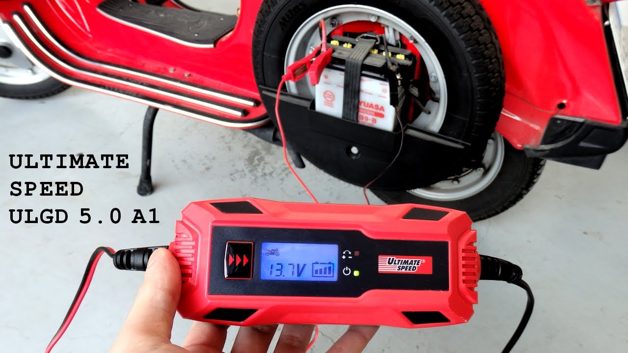 ULTIMATE SPEED ULGD 5.0 A1 battery charger and maintainer • Unboxing and test