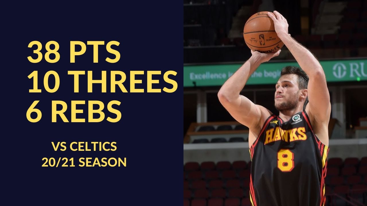 Danilo Gallinari 38 Pts 10 Threes 6 Rebs 2 Asts 2 Stls Highlights vs Celtics | NBA 20/21 Season