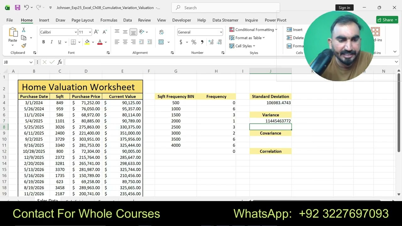 Exp25_Excel_Ch08_Cumulative_Real_Estate_Valuation | Excel Ch08 Cumulative Real Estate Valuation