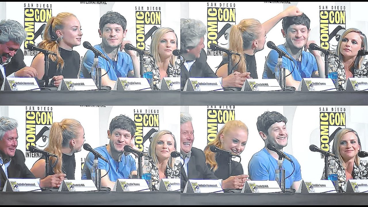 ► Iwan Rheon & Sophie Turner; [