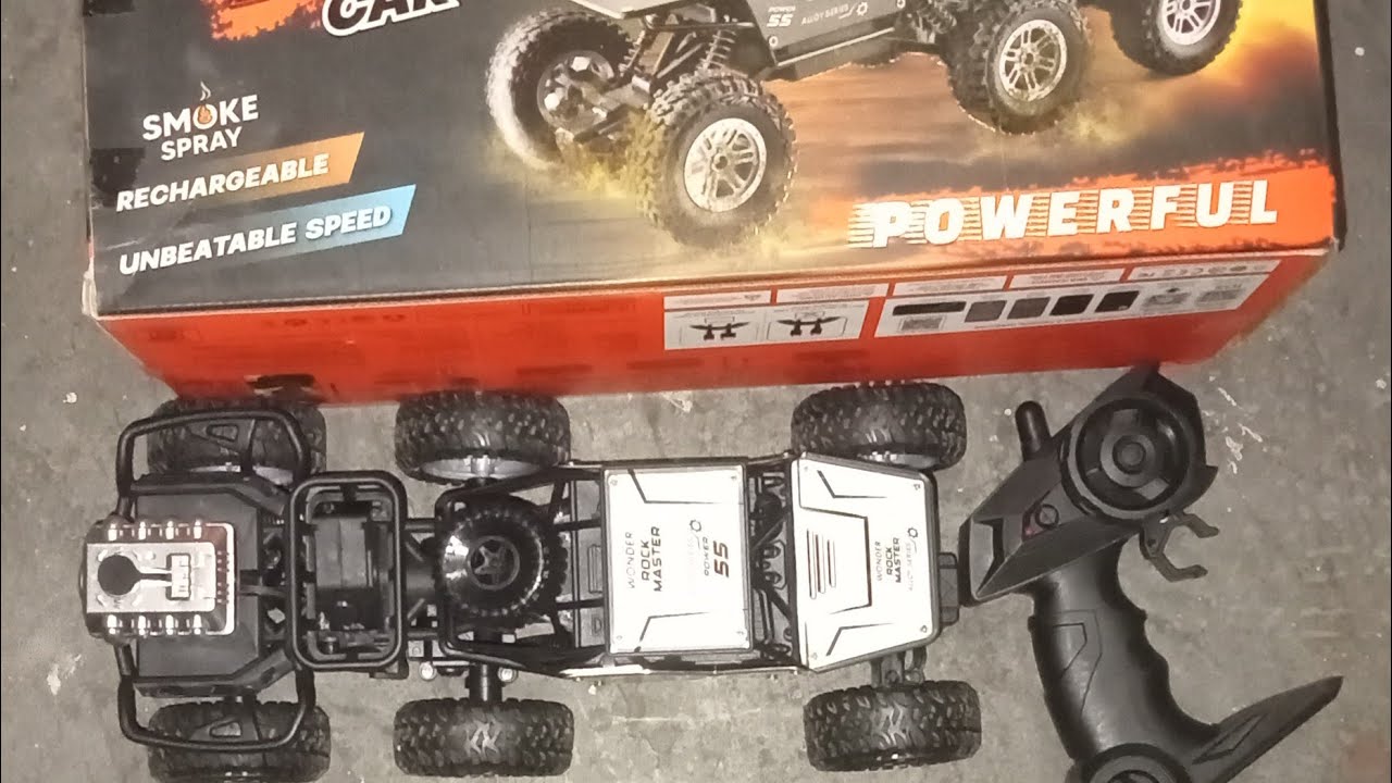 rc alloy monster car 6x4 how to open video 