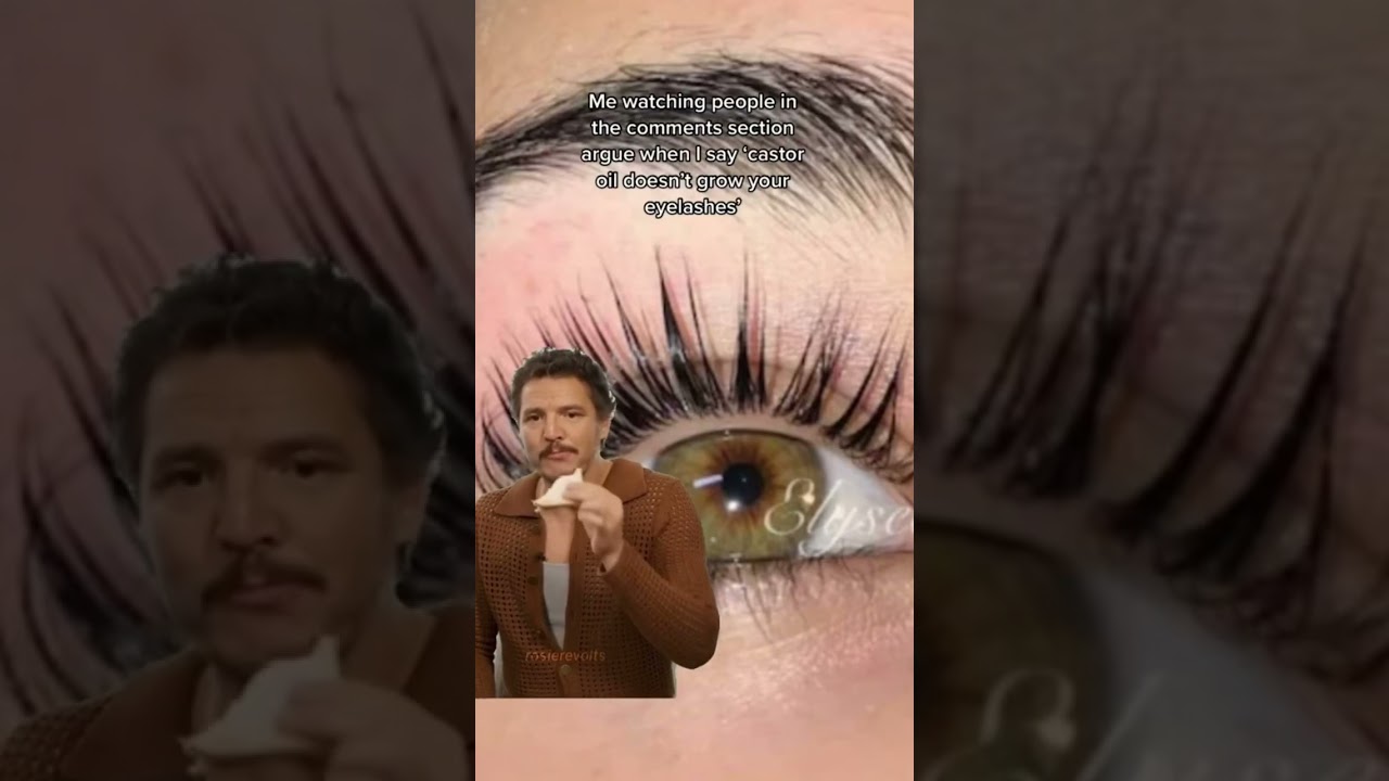Yep, castor oil doesn&rsquo;t help to grow #eyelashes #foryou #beauty