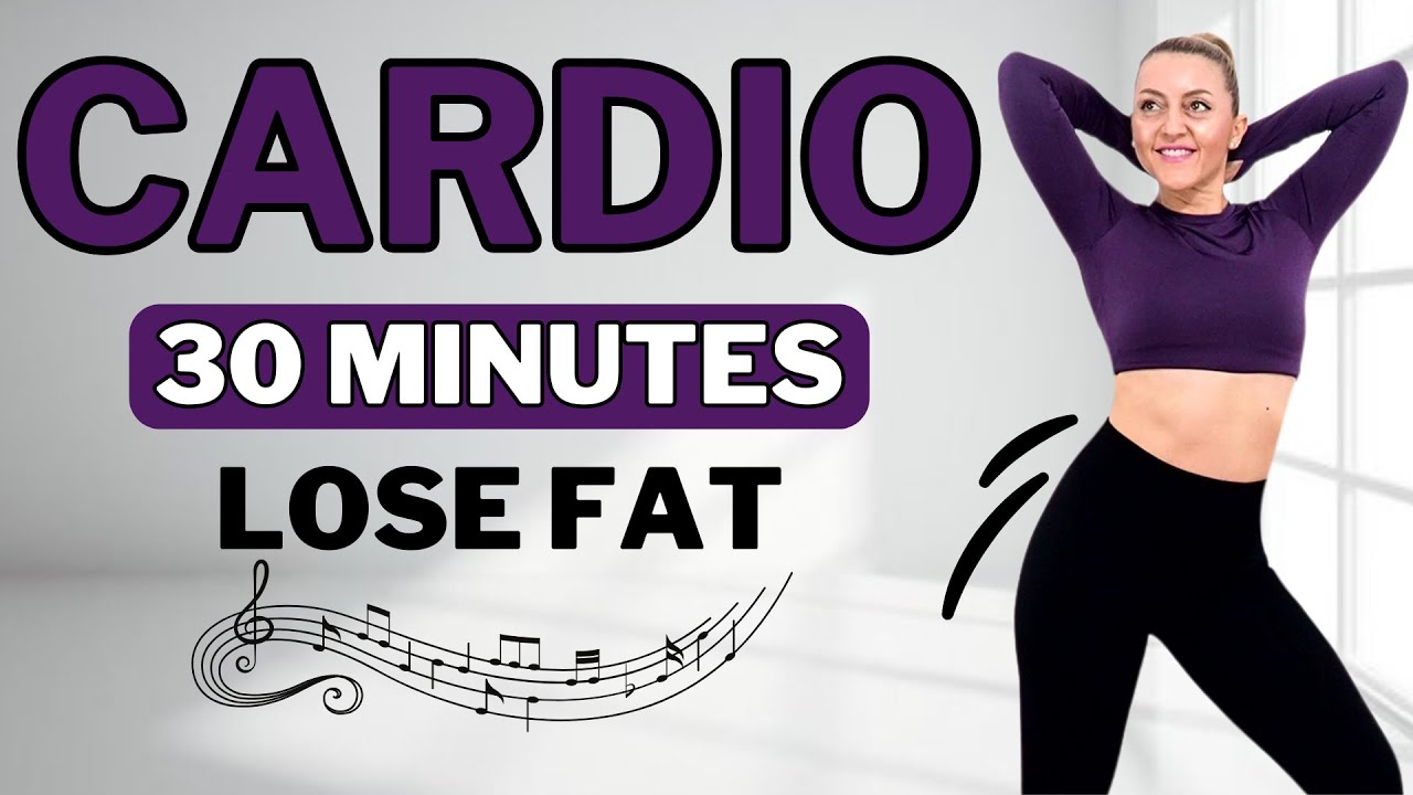 🔥30 Min DANCE CARDIO AEROBICS WORKOUT🔥No Jumping🔥No Squats🔥Easy Exercises To Lose Fat🔥