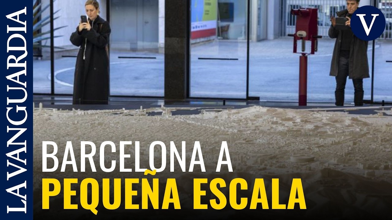 Así es la nueva gran maqueta de Barcelona: 84 metros cuadrados y 1.204 piezas