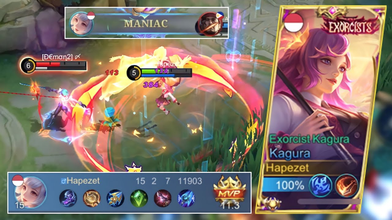 Kagura Maniac! Dendam Kagura ke User Ling Terbalas di Game ini wkwkw | Mobile Legends
