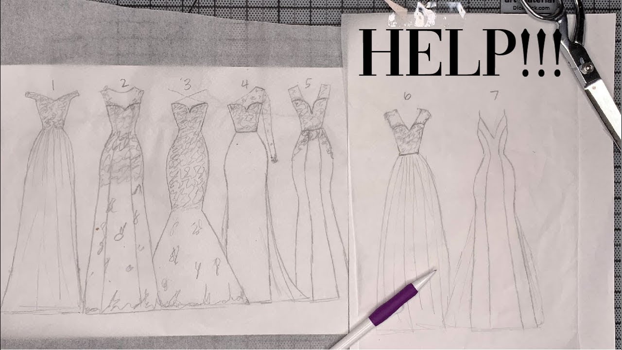 Wedding dress: Help me choose a wedding dress design