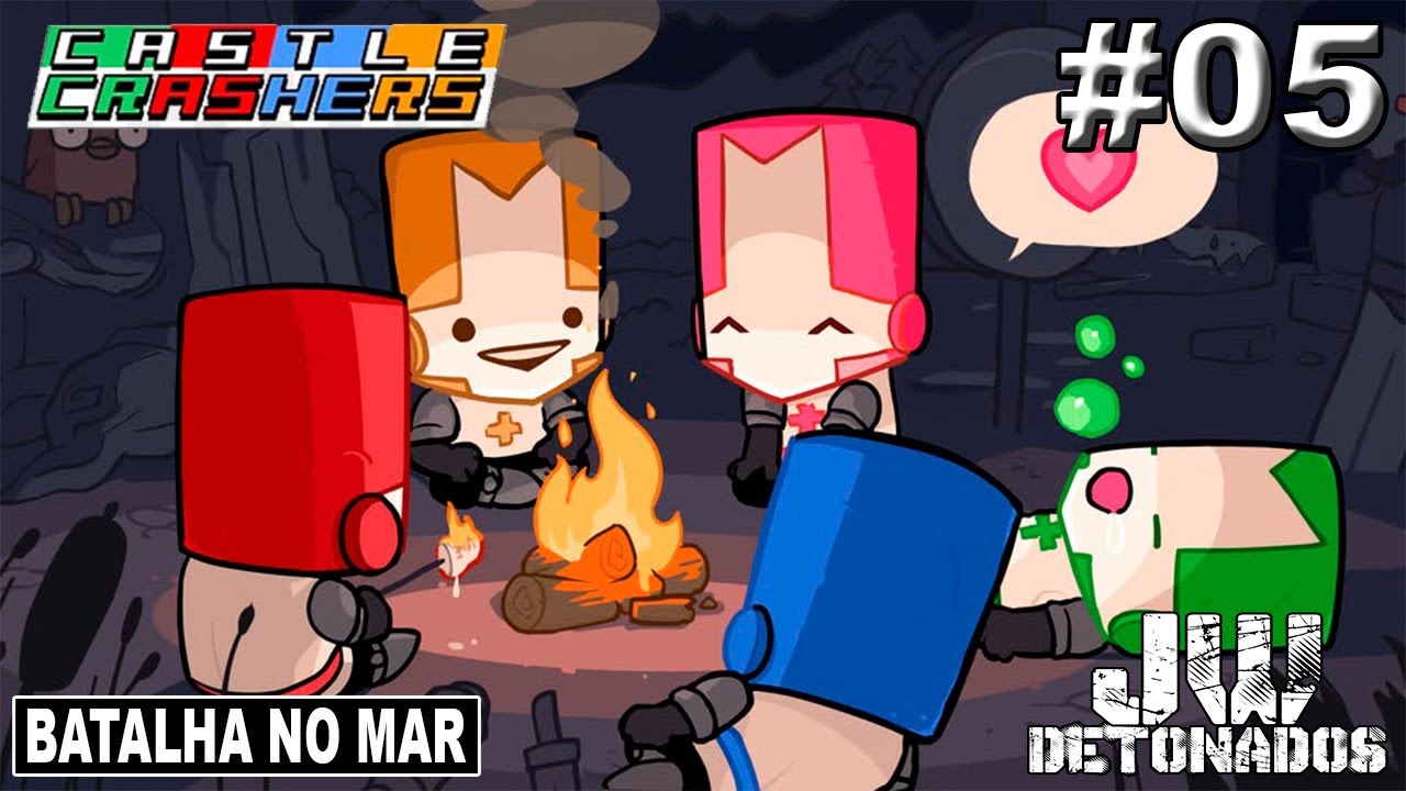 PC | CASTLE CRASHERS #05 [ BATALHA NO MAR ] (1080p60)