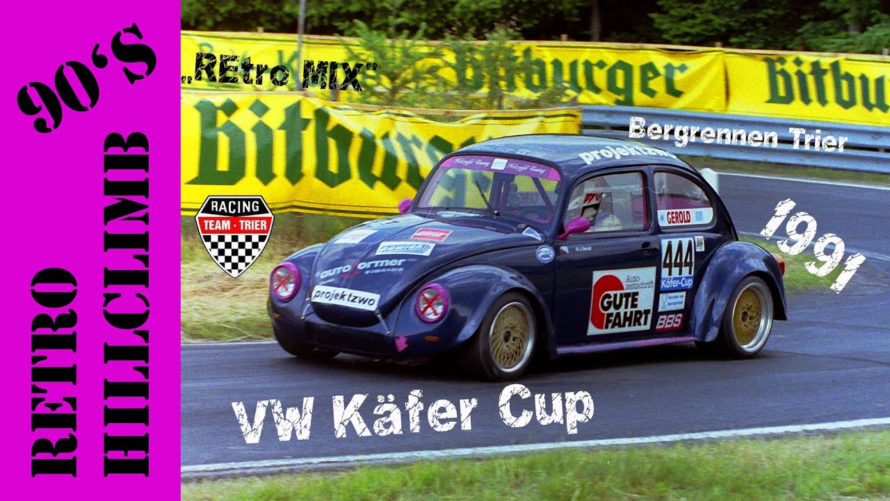 Кубок VW Beetle 1991 | РЕТРО МИКС | Hillclimb Трир | Кубок боксера | Автоспорт | 1303 | Горный Кубок
