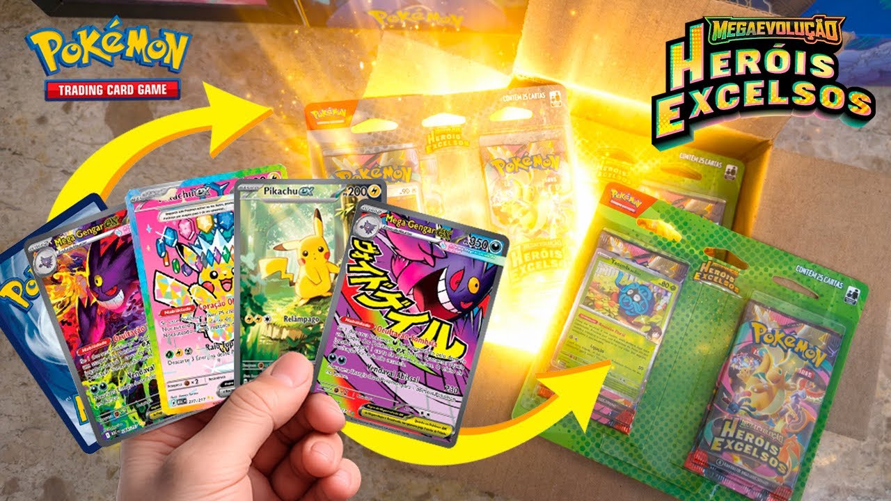 EM BUSCA DO GOD PACK | UNBOXING POKÉMON HERÓIS EXCELSOS