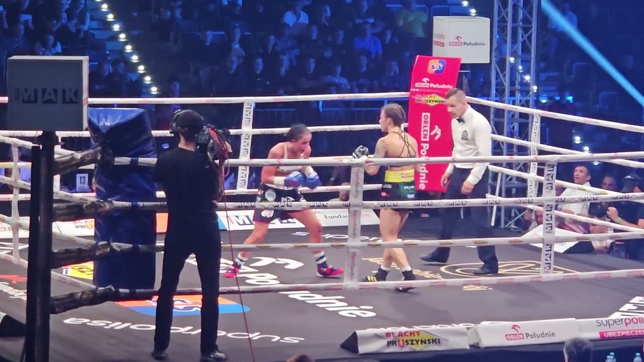 KnockOut Boxing Night 30 fragment walki  Laury Grzyb z Stevi Levy