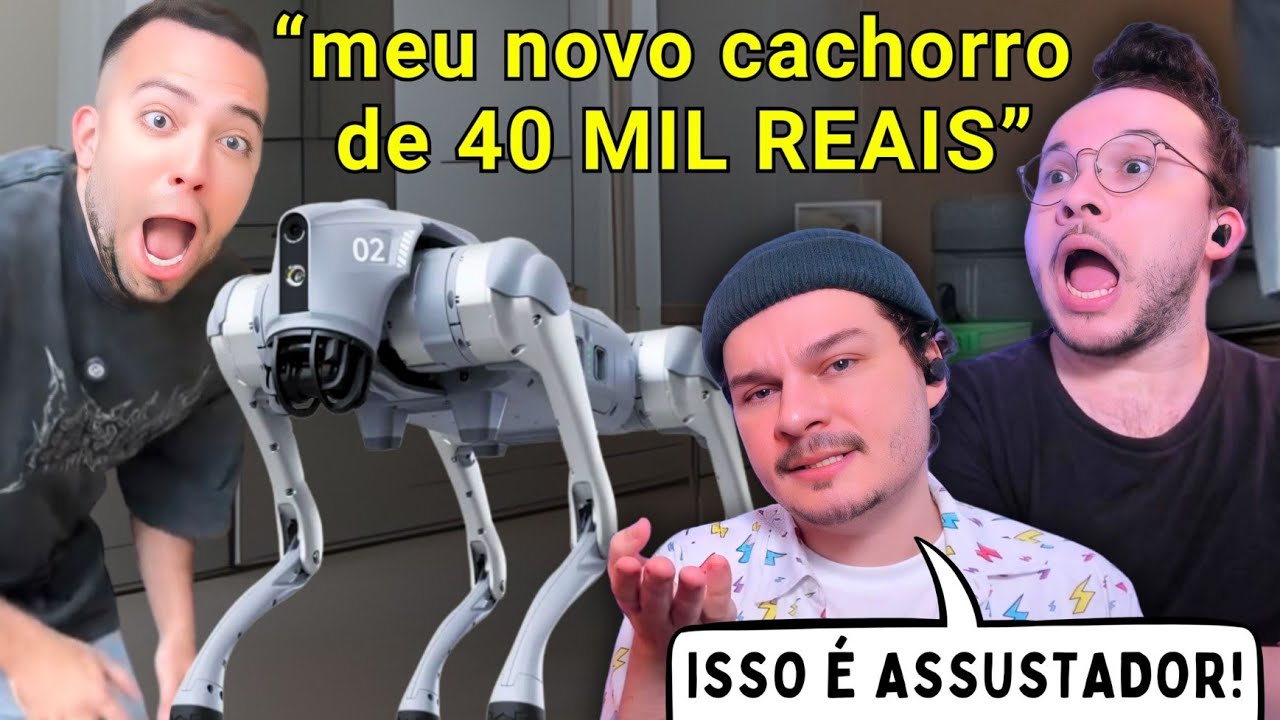 O cachorro robô de 40 MIL do Lucas Rangel que ASSUSTOU a internet! 😱