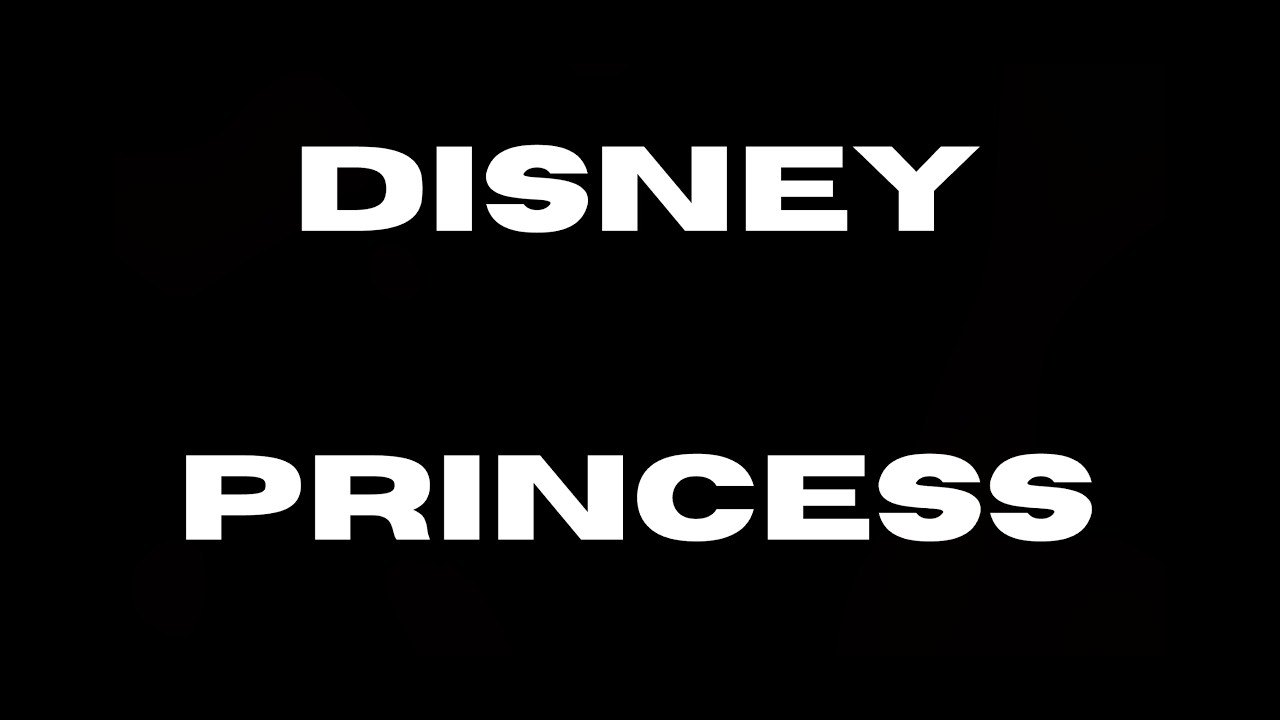 DISNEY PRINCESS - (FANMADE BRAT STYLE LYRIC VIDEO)
