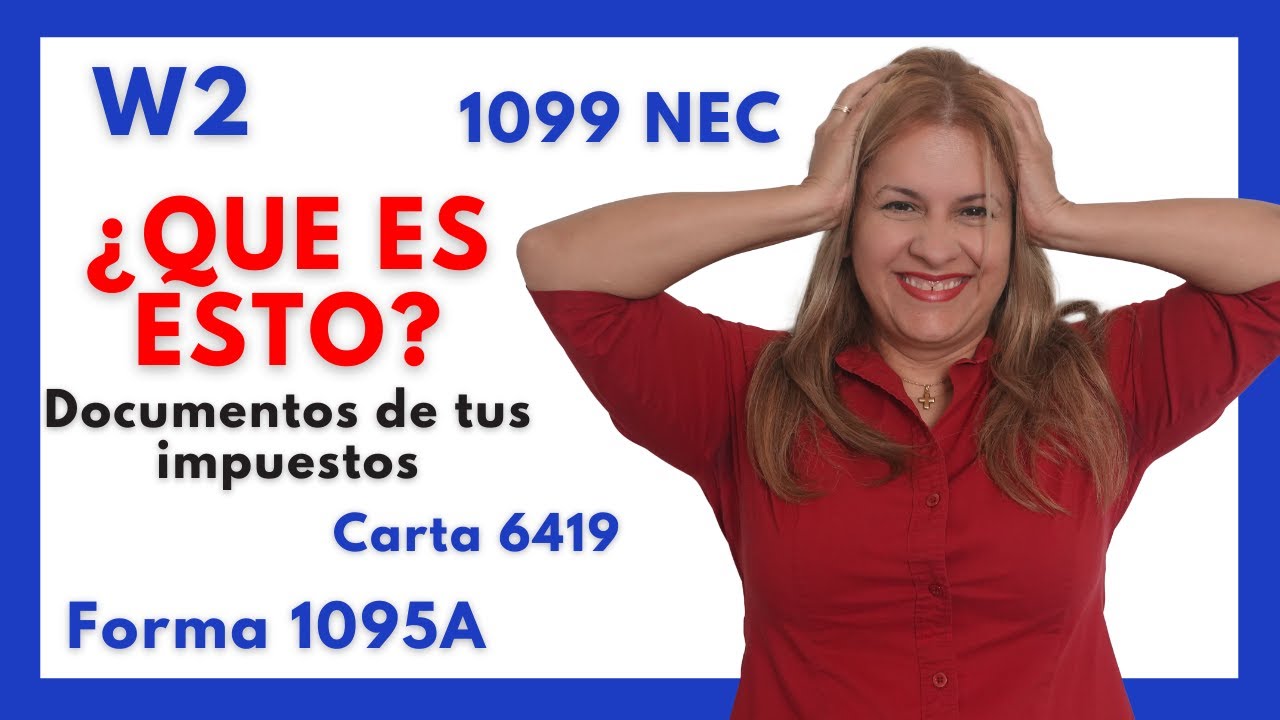 🛑CUALES SON LOS DOCUMENTOS para la DECLARACION DE IMPUESTOS en USA 🛑
