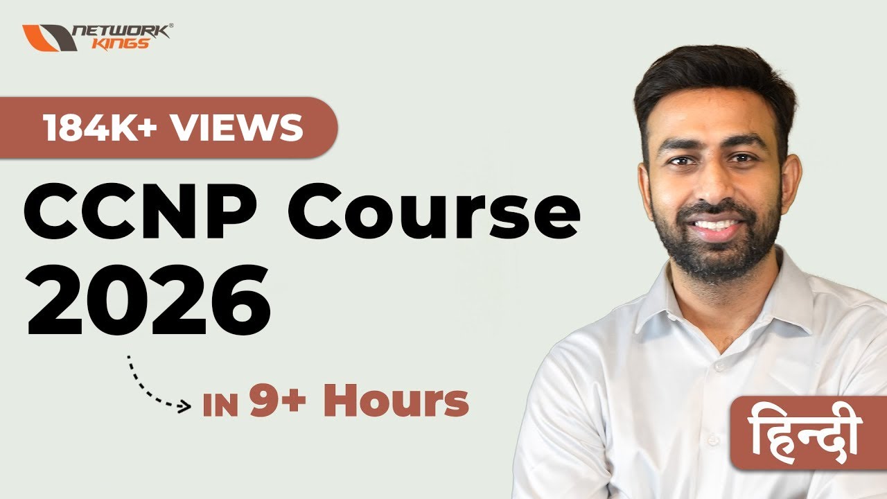 Free CCNP Certification Course (Hindi): Complete Guide for Networking Professionals!