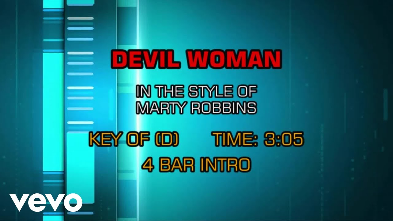 Marty Robbins - Devil Woman (Karaoke)