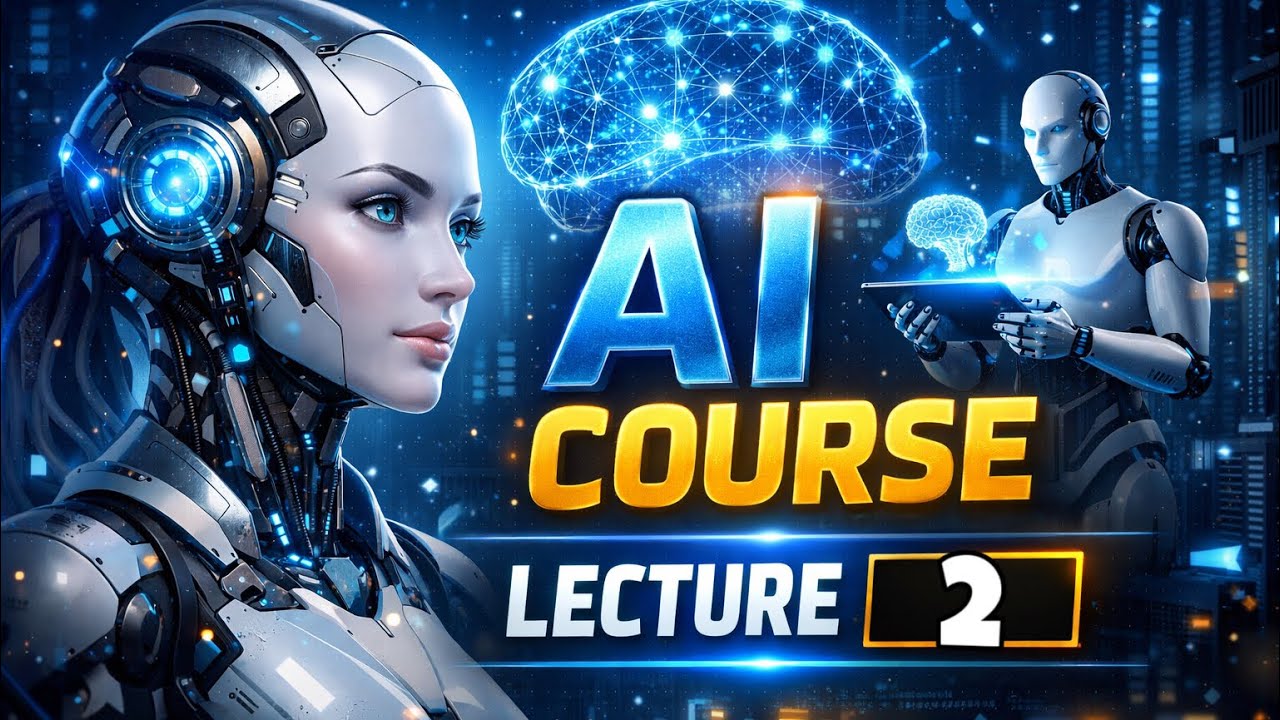AI - Lecture 2 | Agents, & AI Related Disciplines - الوكلاء ، والتخصصات المرتبطة بالذكاء الاصطناعي