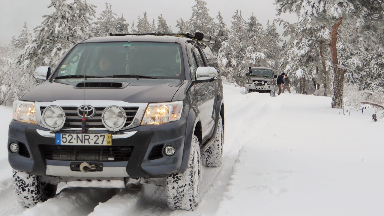 RAID 4X4 À NEVE: SERRA ESTRELA FEV2016 - Parte 1