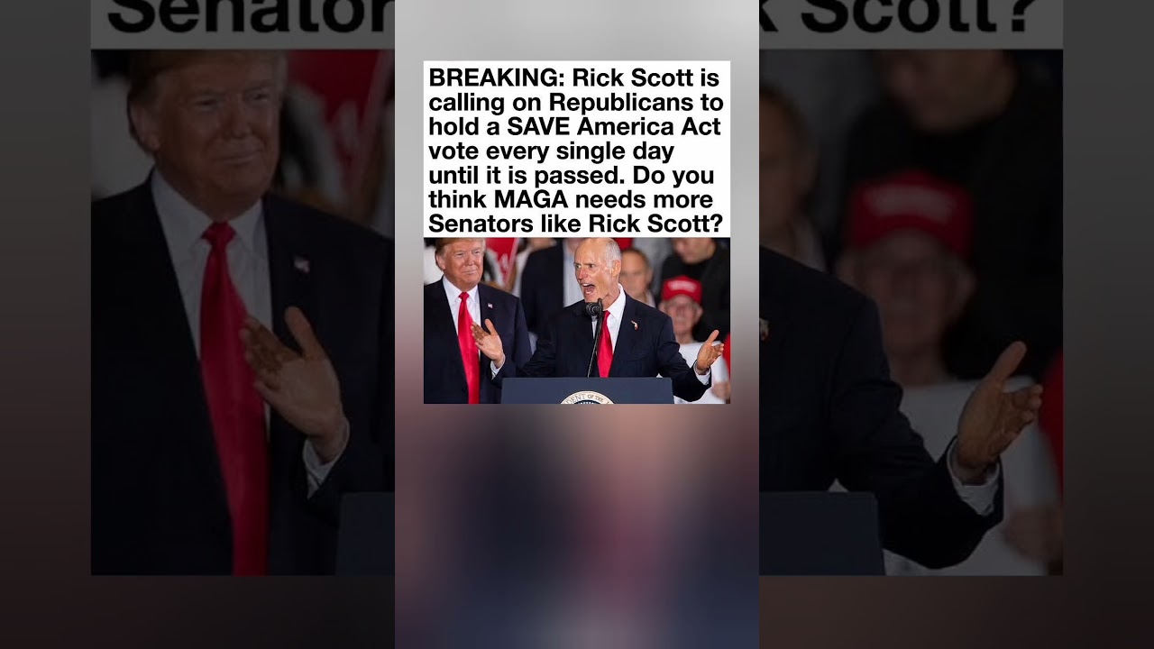 Rick Scott is calling on Republicans to hold #shorts
