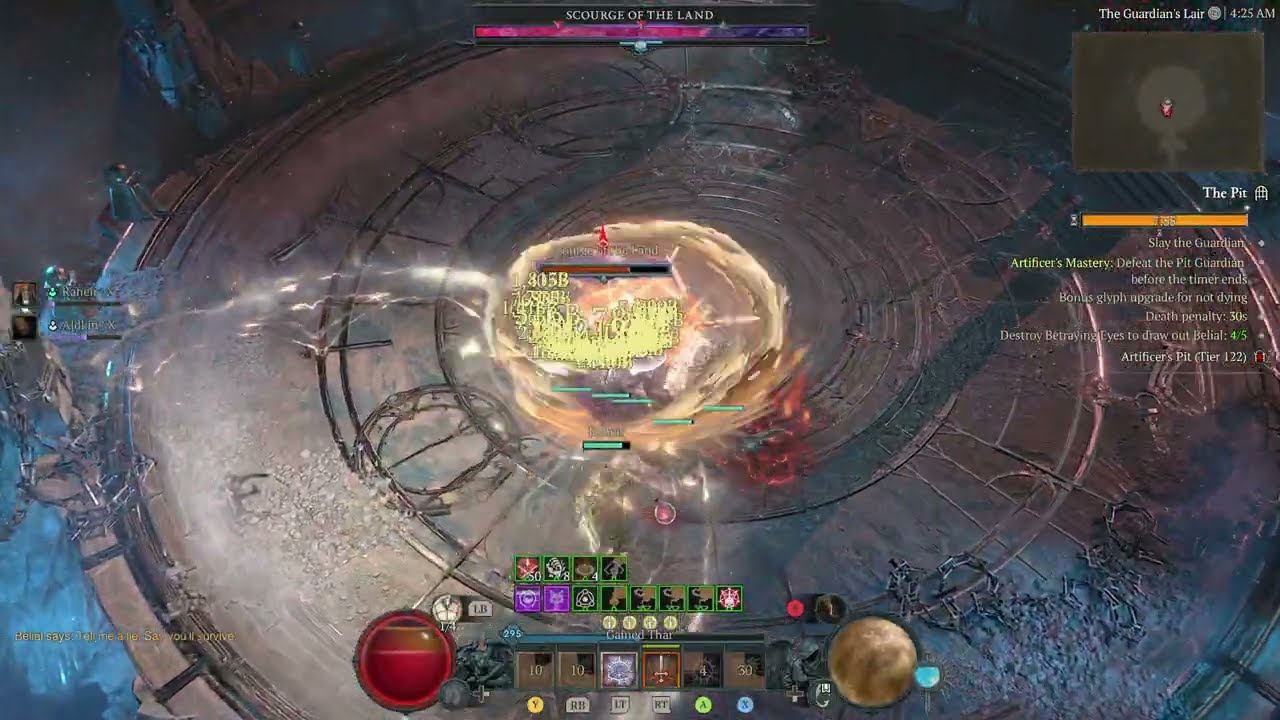 Diablo4 Season11 Zeal Paladin Pit Tier122 08m07s / ディアブロ4 シーズン11 ジールパラディン 奈落ティア122 08m07s
