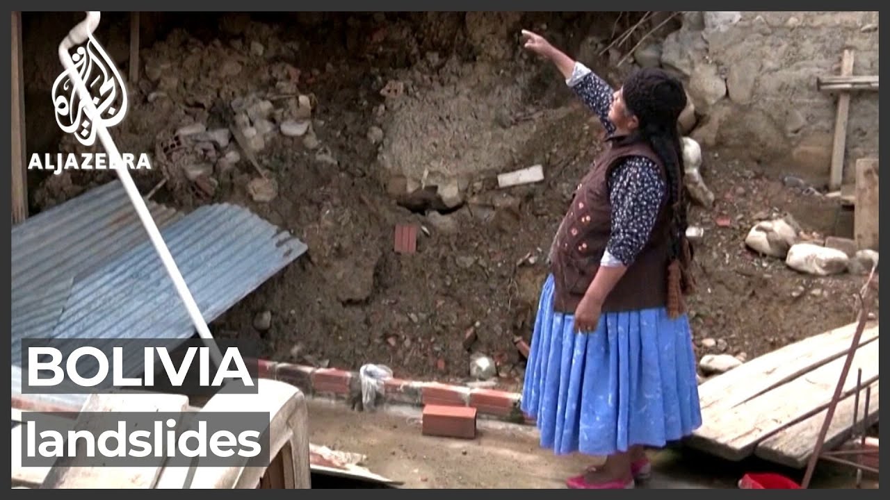 Bolivia landslides: Neighbourhoods destroyed in La Paz