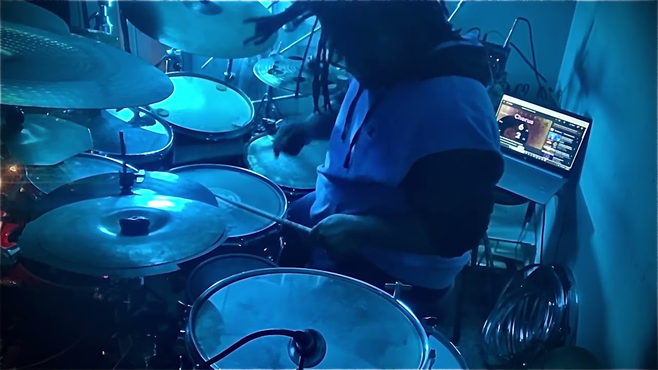 Just grooving 🥁🥁🎹🎶#drums you gotta check it out 