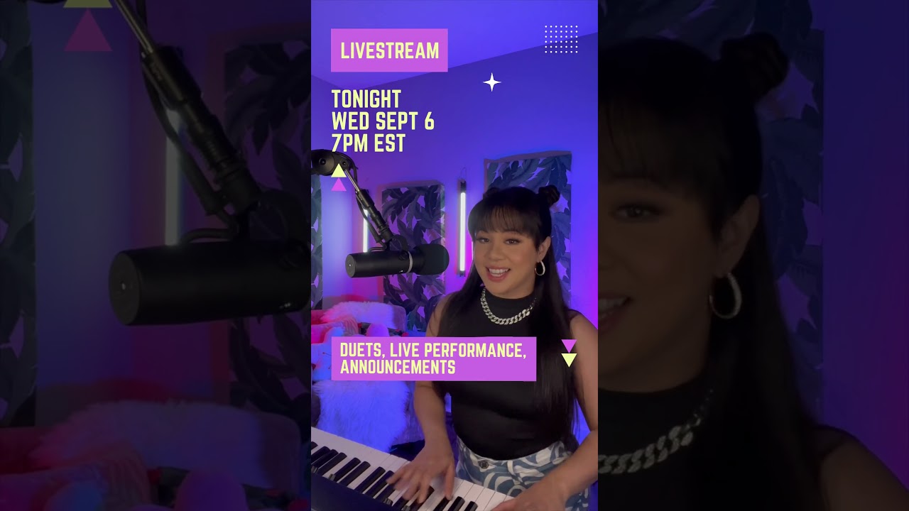 Join my livestream TONIGHT at 7pm ET! #livestream #singing #duetsinging Song #seven  #jungkook