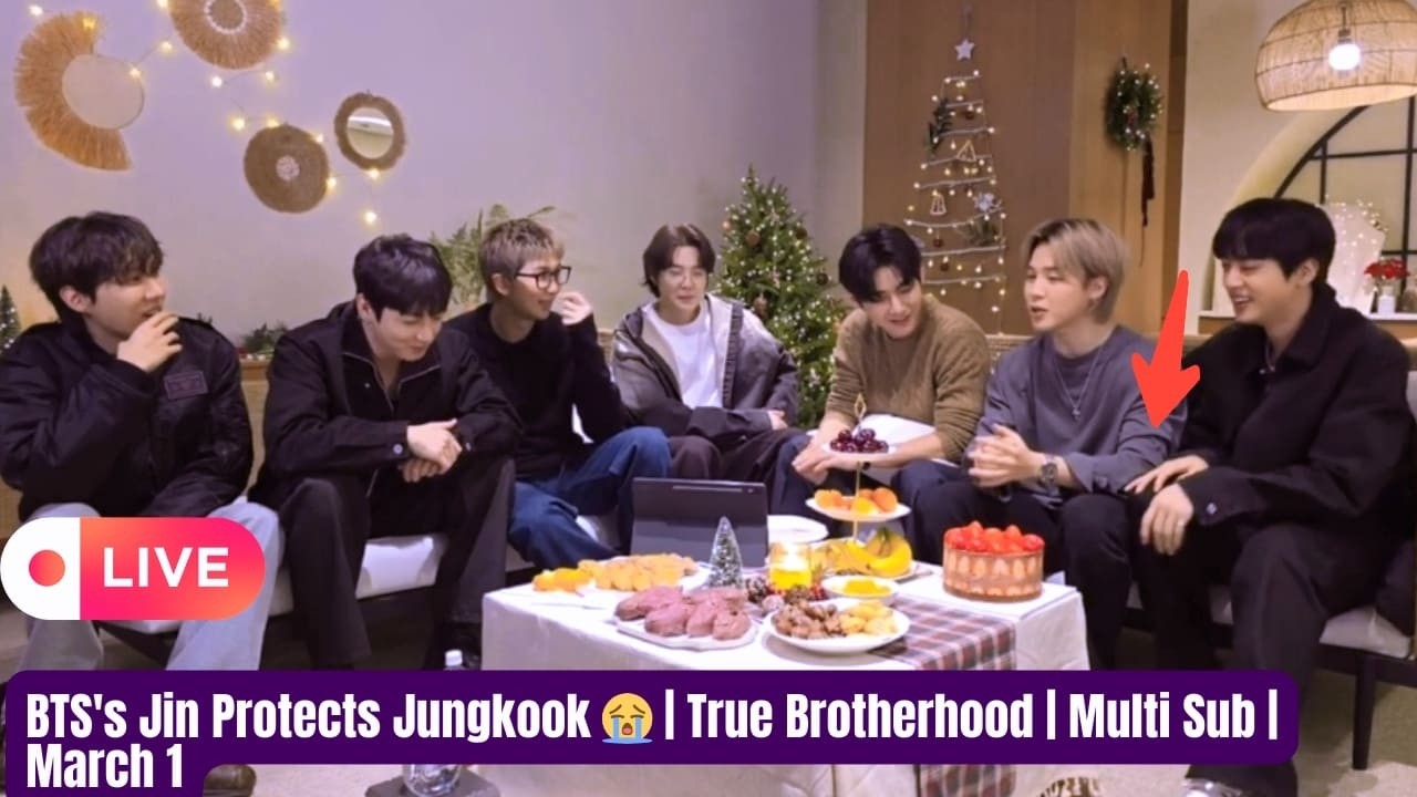 LIVE 🔴 Jin BTS Kicks Out Cameraman to Protect Jungkook 😱 | The Real Brotherhood | Multi Sub | Today