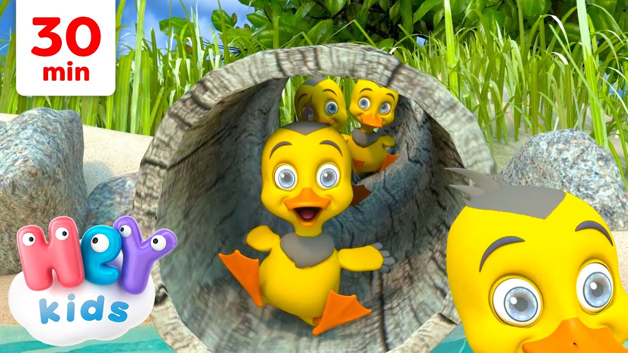 Sechs kleine Entchen kannte ich mal 🐥 | Lieder für Kinder | HeyKids Kinderlieder TV