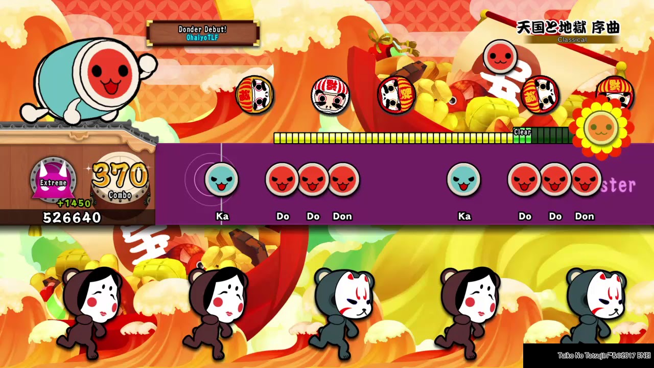Taiko No Tatsujin – Drum Session - Overture from Orpheus in the Underworld' Full Combo