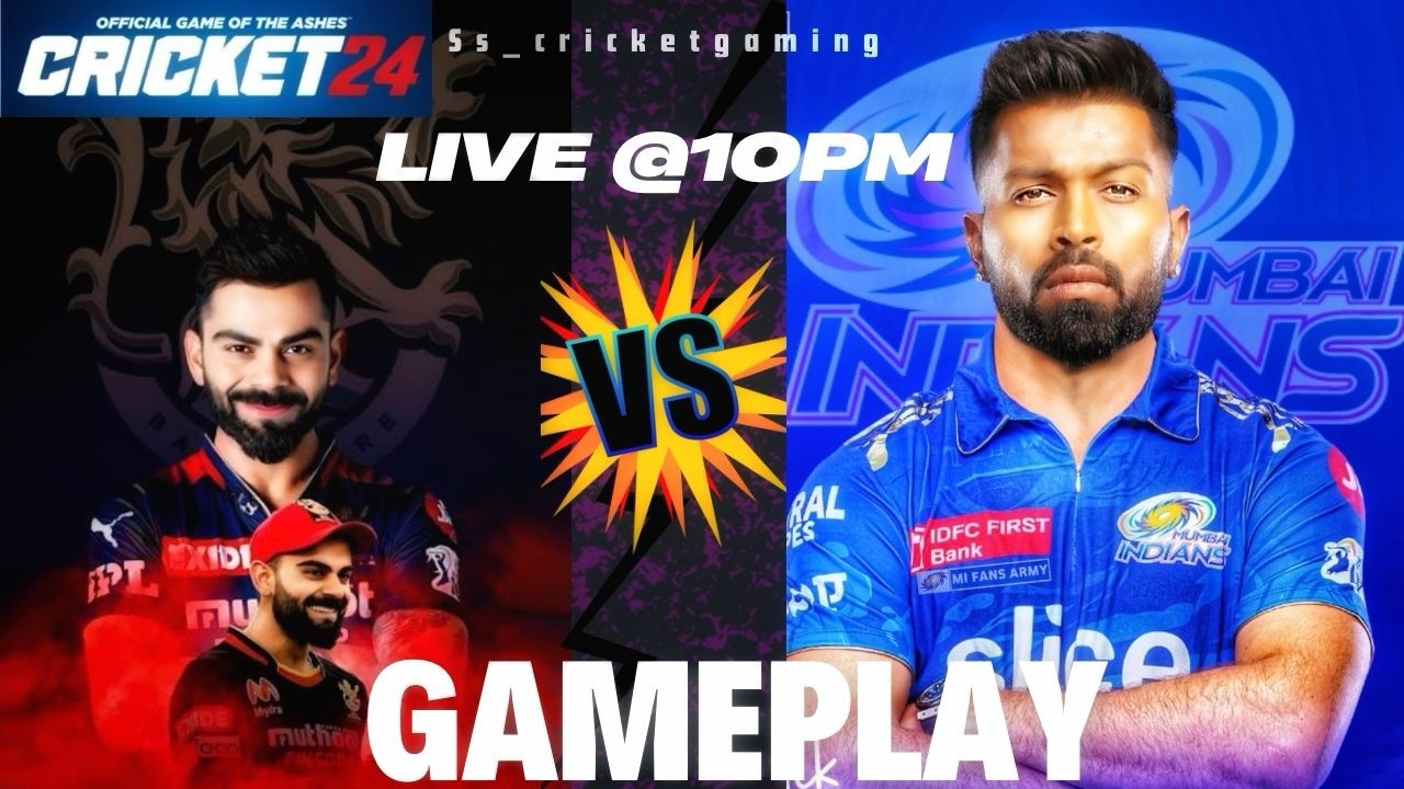RCB VS MI IPL2026 | CRICKET 26  #ipl2026 #cricket26 #t20worldcup #bigantstudios #livegaming