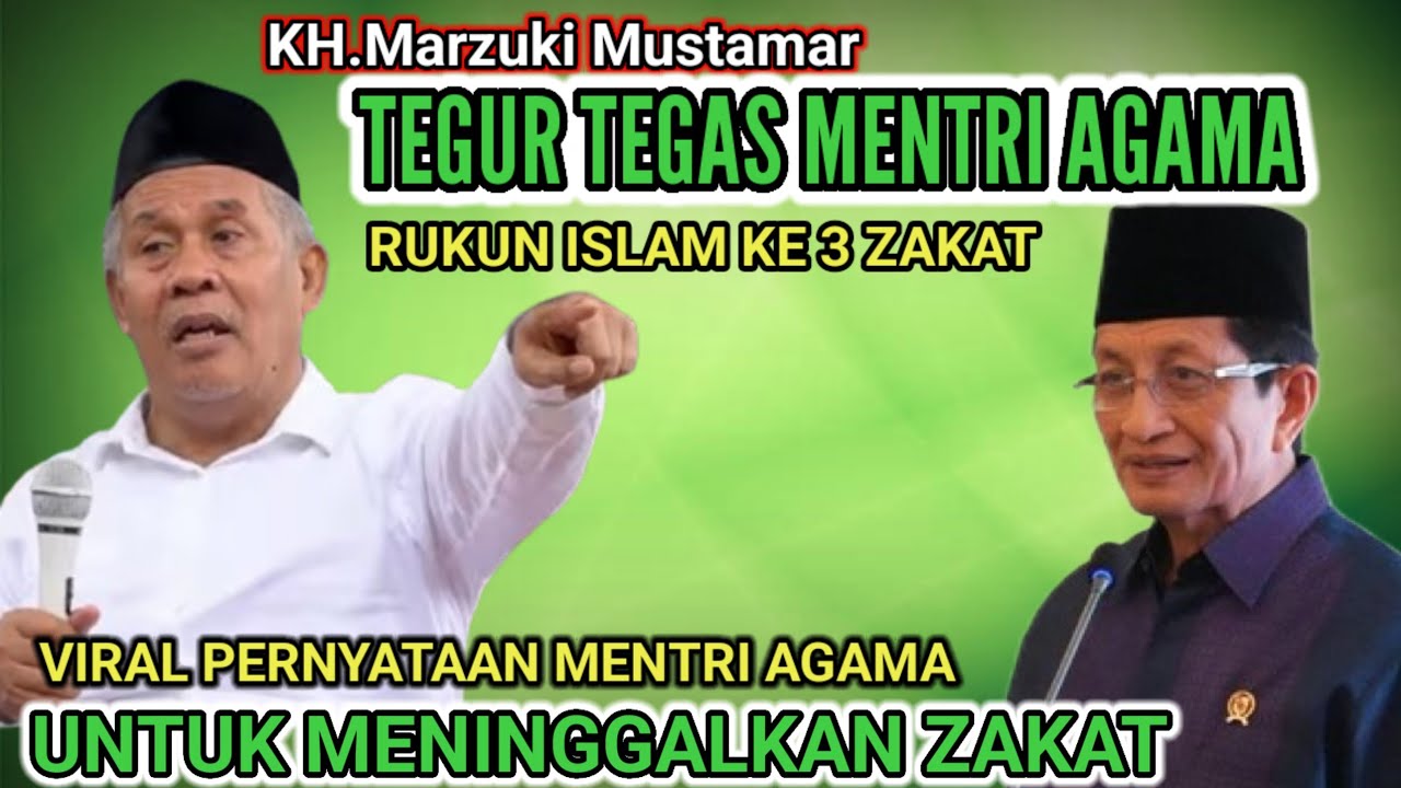 TEGURAN TEGAS BUAT MENTRI AGAMA 