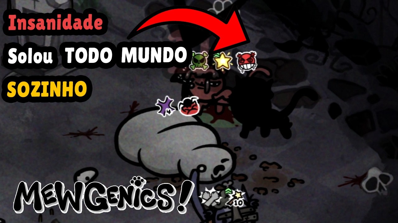 A Build da INSANIDADE fez meu gato DERROTAR O MAPA TODO(Inclusive os aliados)- Mewgenics - #1 PTBR