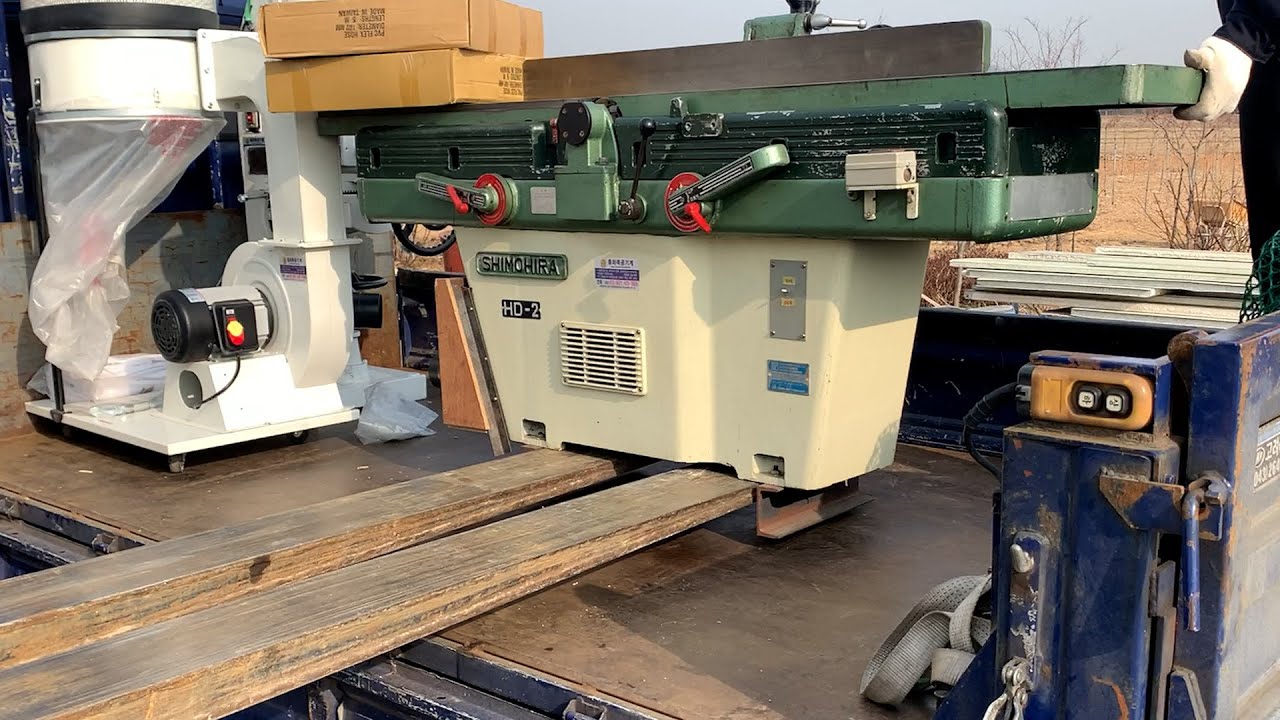 My First Jointer / Old Japanese Used Planer SHIMOHIRA HD2 / Woodworking