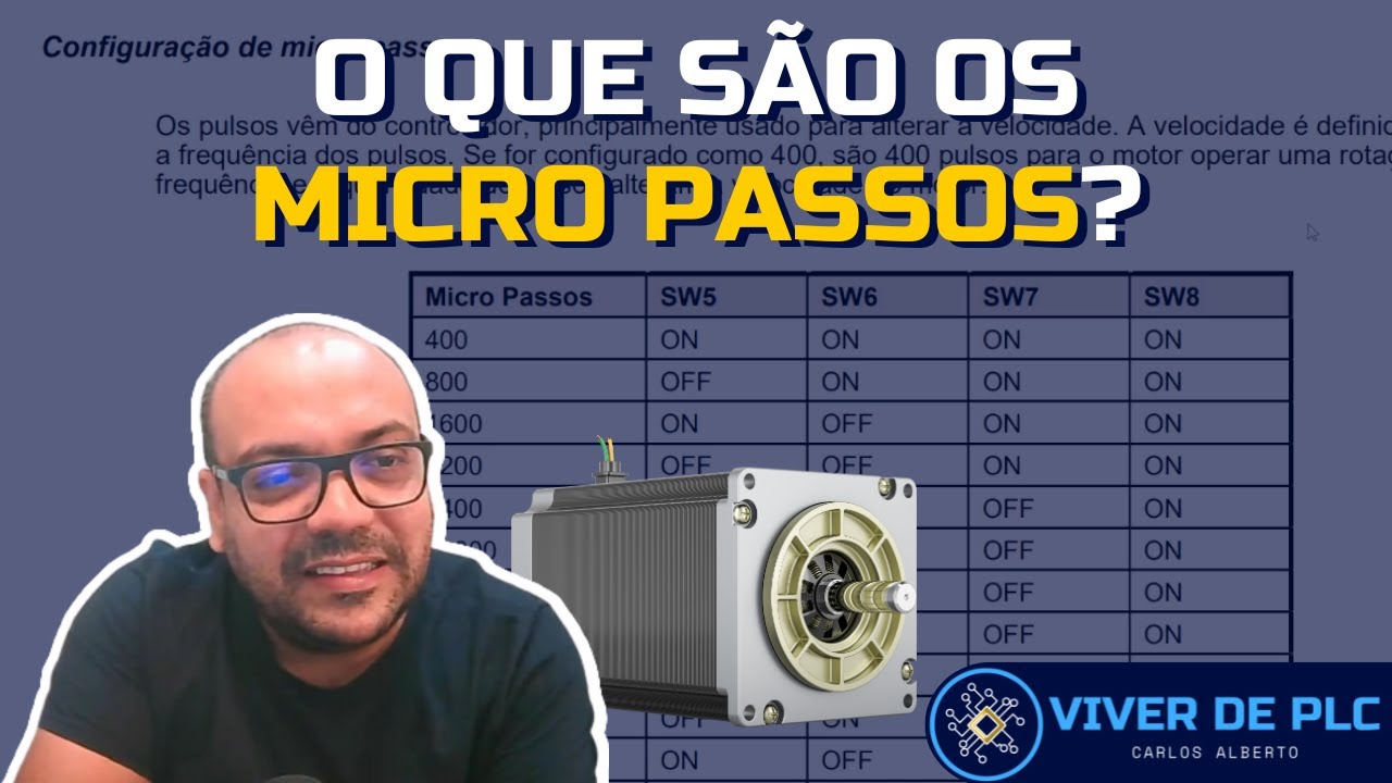 O que s&atilde;o os micro passos em um controlador de motor de passo? | VIVER DE PLC