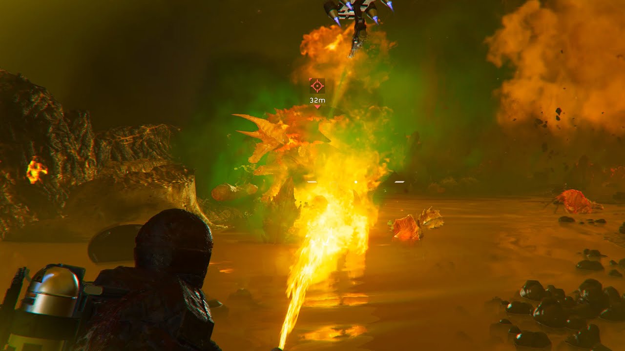Battle with Terminids - Super Helldive Difficulty - 4K Quality - Helldivers 2