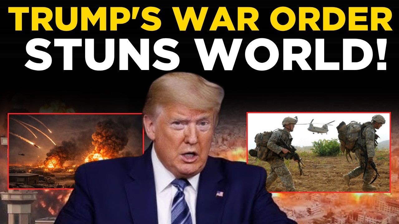 Trump On Iran Live | Trump Orders New Strikes On Iran, War Fears Grow | Trump Attacks Iran Again