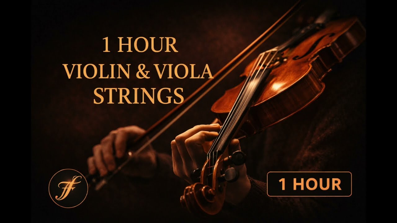 1 Hour Deep  String Focus for Work | Violin & Viola | Floating Focus