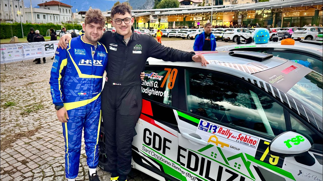 Back stage 13º Rally del Sebino 2025 | Ghelfi - Rodighiero 