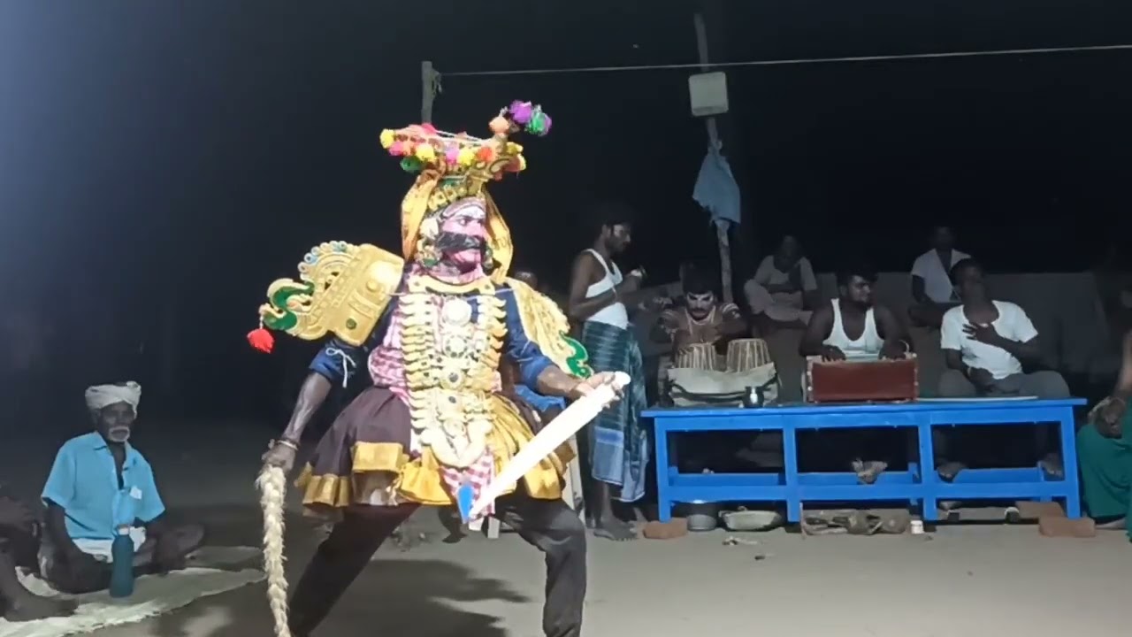 மதுரவீரன் வேடத்தில் நாடக ஆசிரியர் கொய்யாதோப்பு சம்மந்தம் அவர்கள்@sammanthamtherukoothu6413